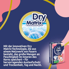 Safe Nights Girl, Dívčí 8-16 let (30-50 kg), Absorpční noční prádlo, 14 balení