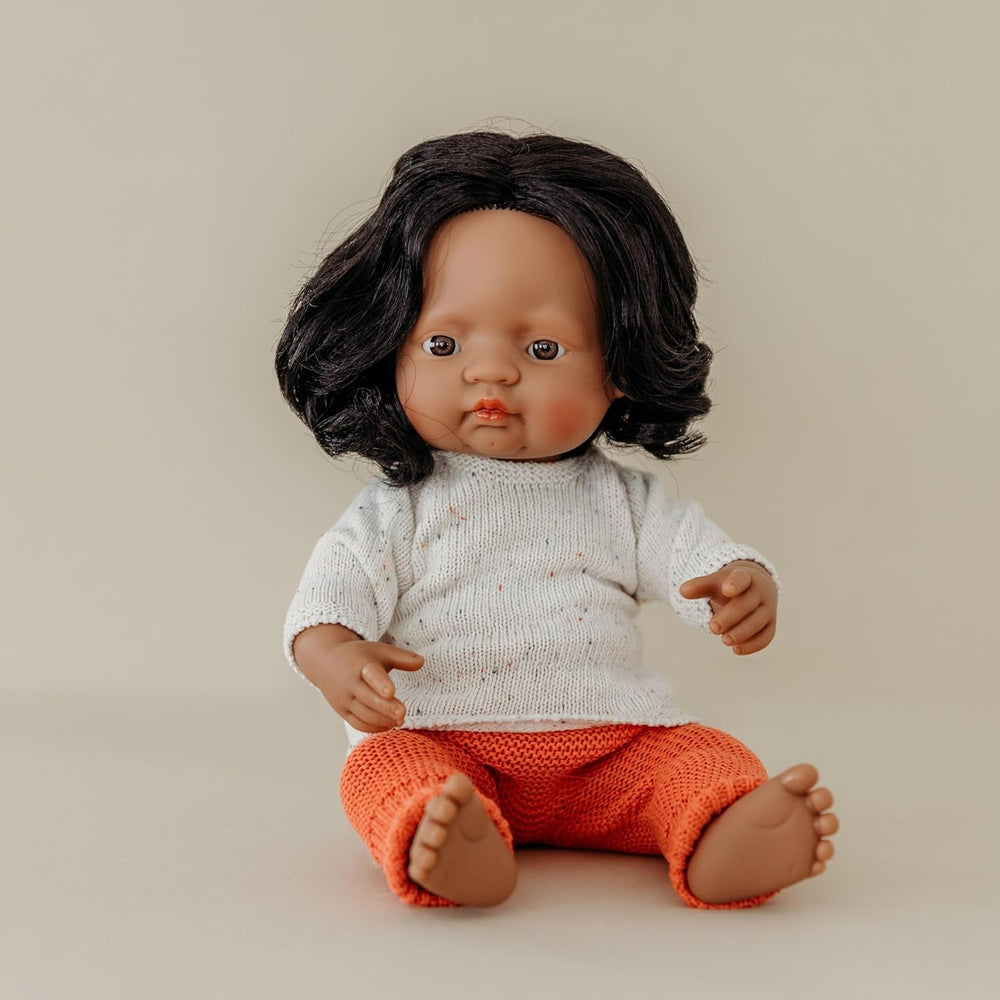 Miniland Babypuppe südamericanisches Mädchen 38cm-31058, Zufällig