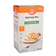 RUF Rührkuchen Backmischung, Nur Wasser & Öl Zugeben, Rezeptur Für Blechkuchen, Kastenkuchen, Muffins, Gugelhupf Und Tortenböden, 1X1000G Směs na pečení a vaření Naty Shop Rührteig 1 kg (1Er Pack)