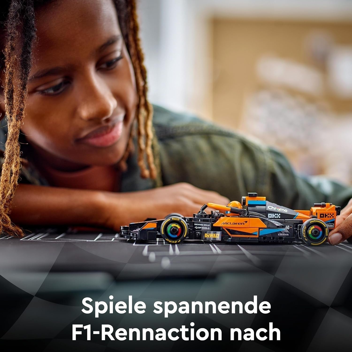 LEGO Speed Champions Mclaren Formula 1 Závodní auto 2023, Hračka pro kluky a dívky od 9 let, kteří si rádi hrají samostatně, Sestavitelný model vozidla, Dekorace dětského pokoje 76919 Stavebnice Besuche den LEGO-Store