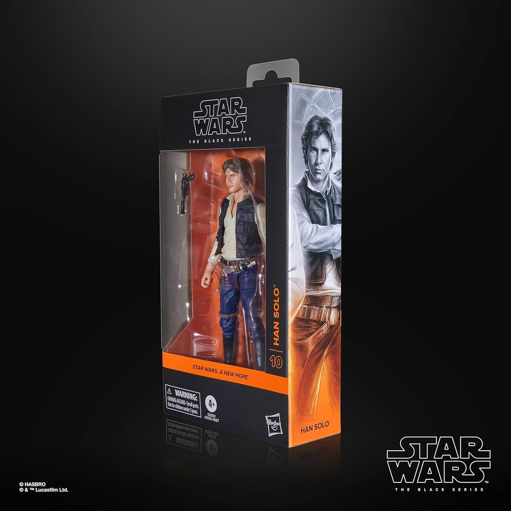 Star Wars Černá série Han Solo, Star Wars: A Hope Premium sběratelská akční figurka (15 cm) Akční figurky Naty Shop