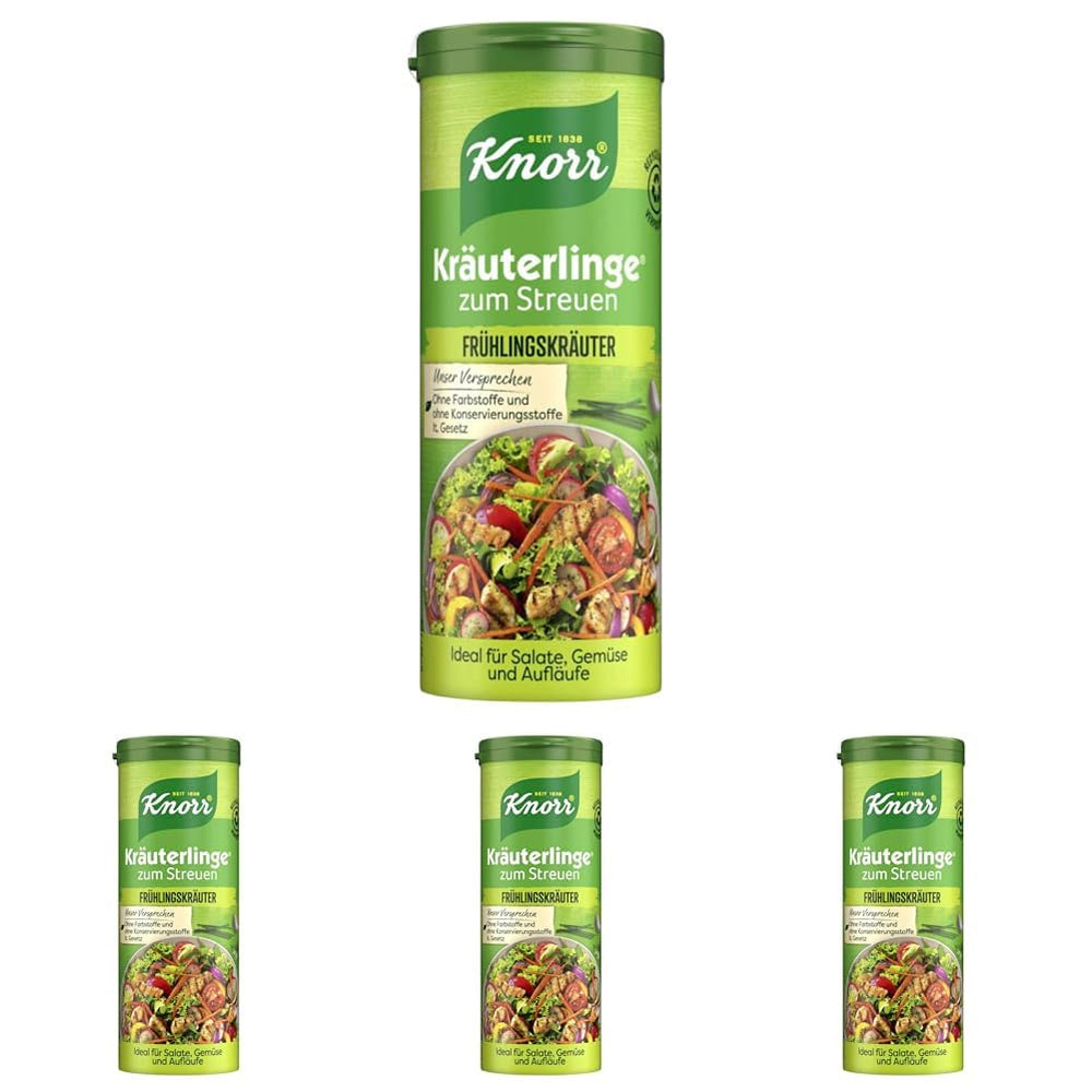 Knorr Kräuterlinge Italienische Kräuter Würzmischung zum Streuen für Pasta, Gemüse nebo einen Salat 60 g
