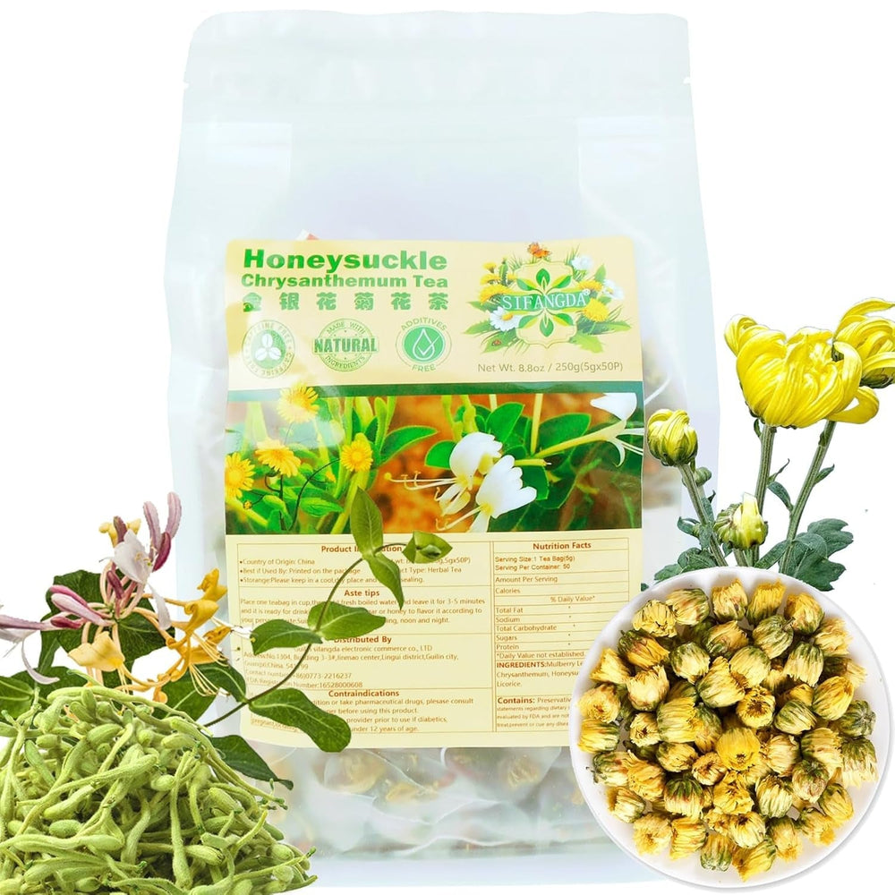Ceai mixt cu coacăze negre, dud și trandafiri 黑枸杞桑葚玫瑰茶 8,8 oz (250 g, 5 g x 50 p) Ceai natural din plante chinezești