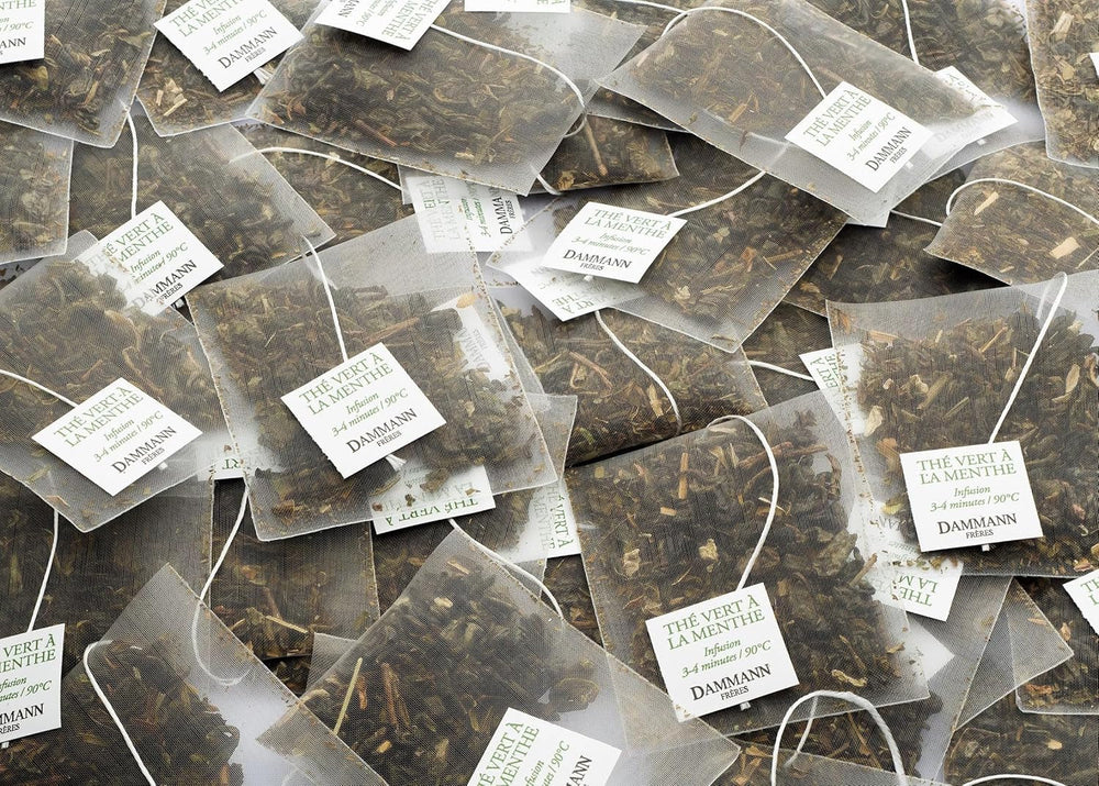 Dammann Frères - Ceai verde cu mentă - 25 pliculețe Cristal