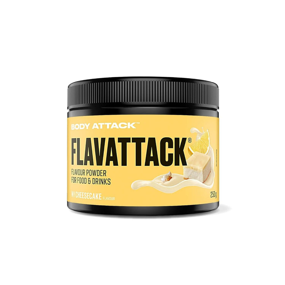 Body Attack Flavattack®, Double Choc Brownie, 250 G / 83 porcí Aromas Naty Shop 250 gramů New York Cheesecake