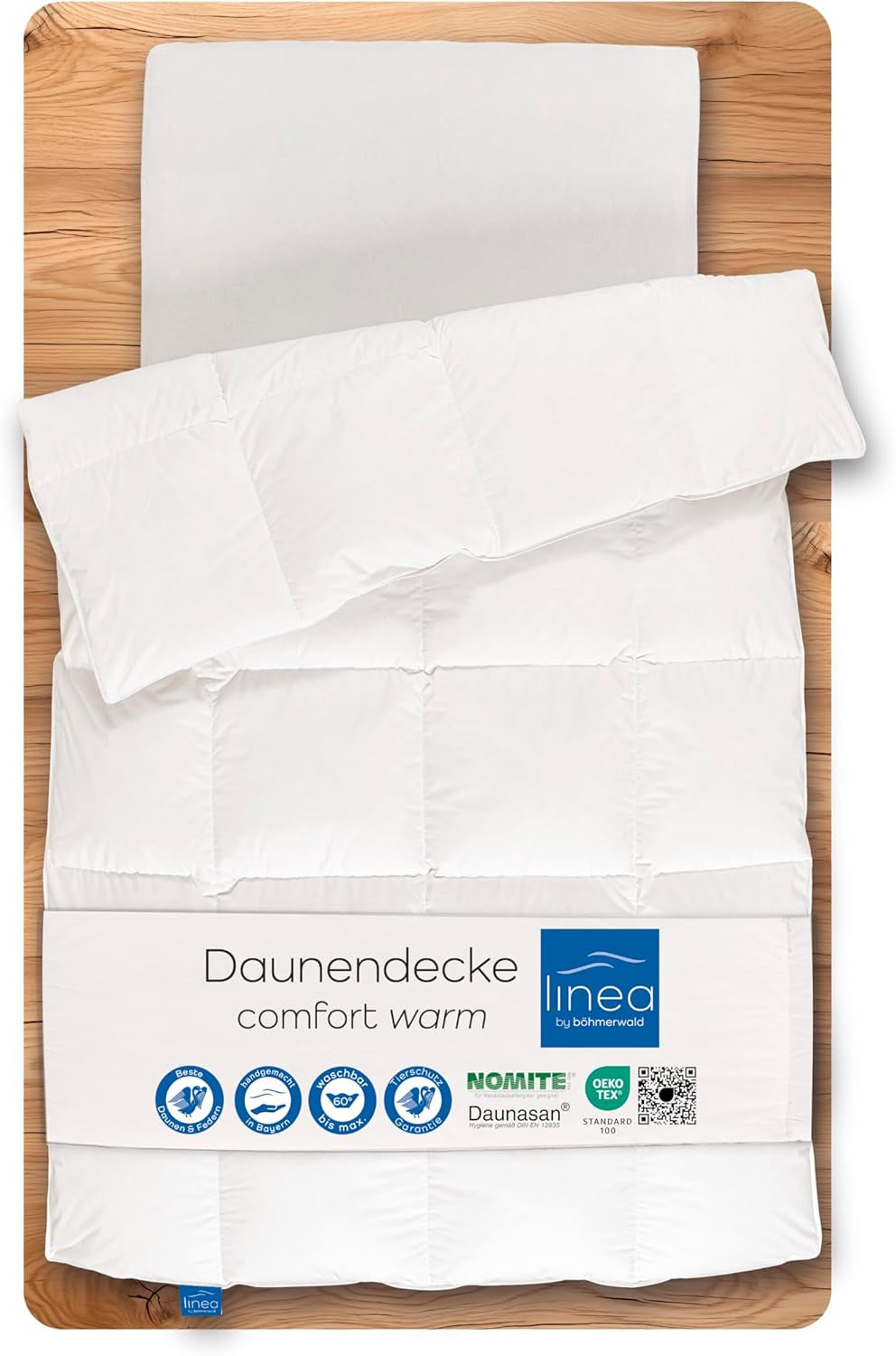 Pohodlná přikrývka, (90 prachové peří / 10 peří), bílá, 135 X 200 Cm Přikrývky a přikrývky Naty Shop 200 X 200 Cm