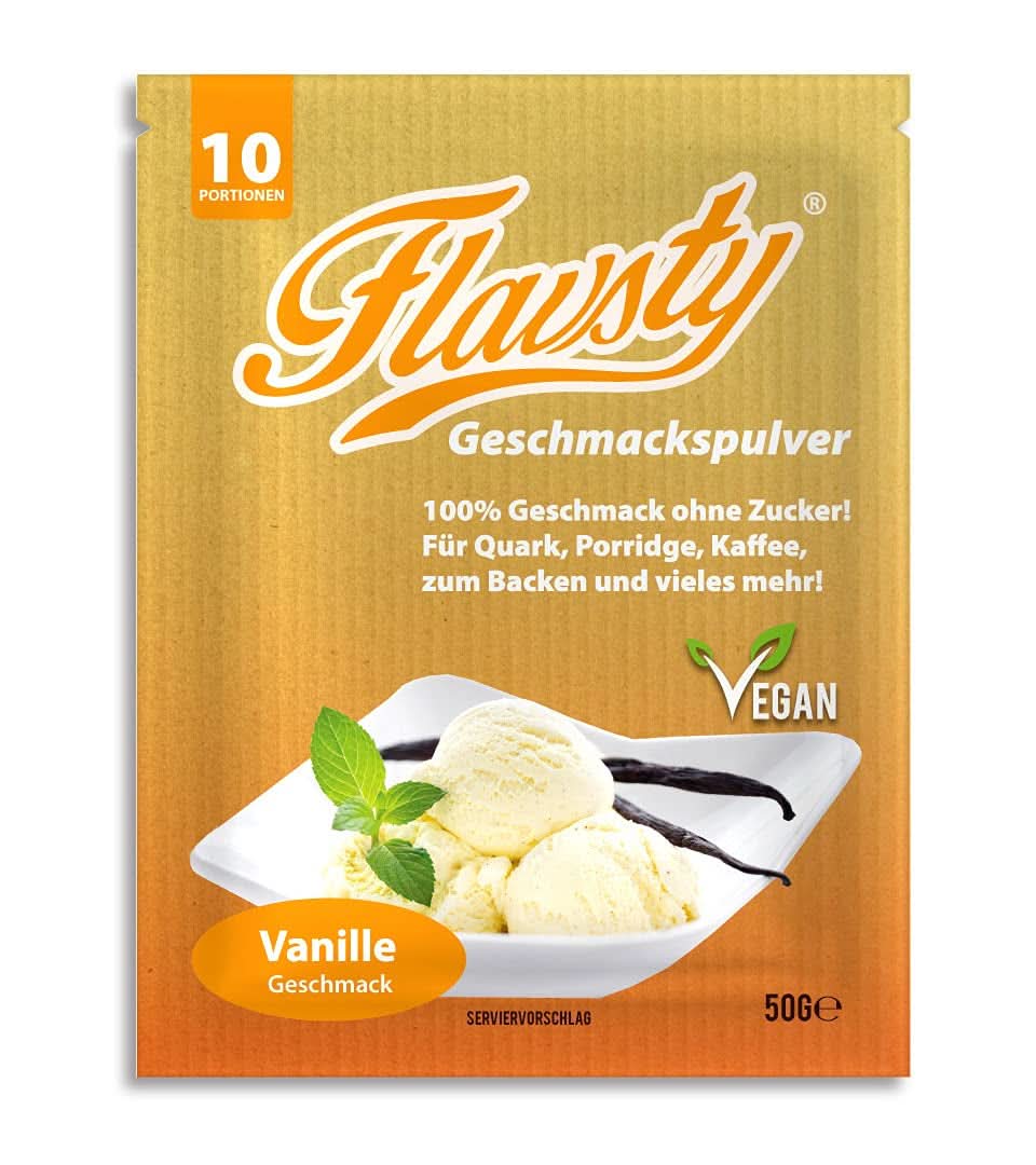 Flavsty® Flavour Powder Marcipán, 50 gramový sáček (10 porcí) Příchutě Naty Shop Vanilka