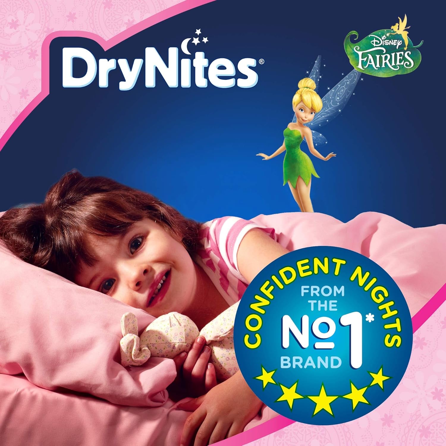 Pyžamové kalhoty DryNites pro dívky 3-5 let 1 balení (1 x 16 kusů)