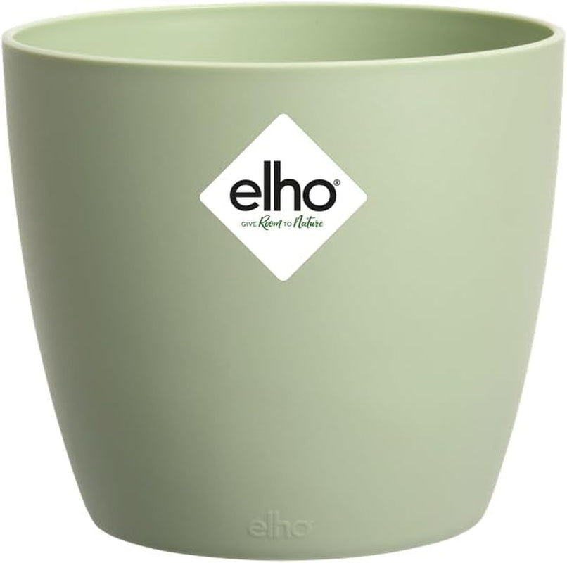 elho Brussels Round Mini 7 - Ghiveci de flori de interior - Ø 6,7 x H 6,0 cm - Verde/Verde Sorbet