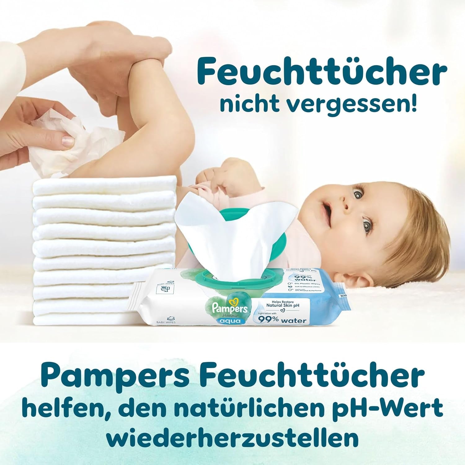 Plenky Pampers Harmony vel. 2, plenky 204, 4kg-8kg, jemná ochrana pokožky se 100% ochranou Pampers