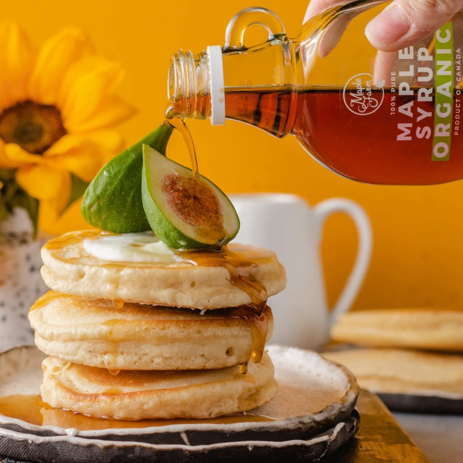 Maplefarm – čistý kanadský organický tmavý javorový sirup, stupeň A, tmavý, výrazná chuť – 250 ml sladidla Naty Shop