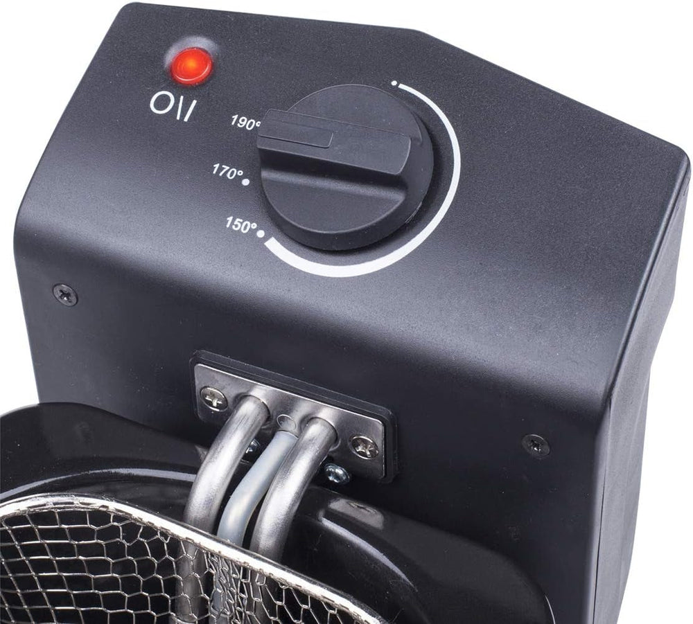 Fritéza Tristar z nerezové oceli – s kapacitou 2 litry, funkcí studené zóny a nastavitelným termostatem až do 190 °C, FR-6919, stříbrná Spotřebiče Naty Shop