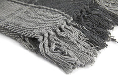 Frisco přehoz, Recyklovaná bavlna, Tradiční, Přehoz, Na židli, pohovku, pohovku, přehoz, přikrývku, Antracit, 127 X 152 cm Postele a přikrývky Emma Barclay