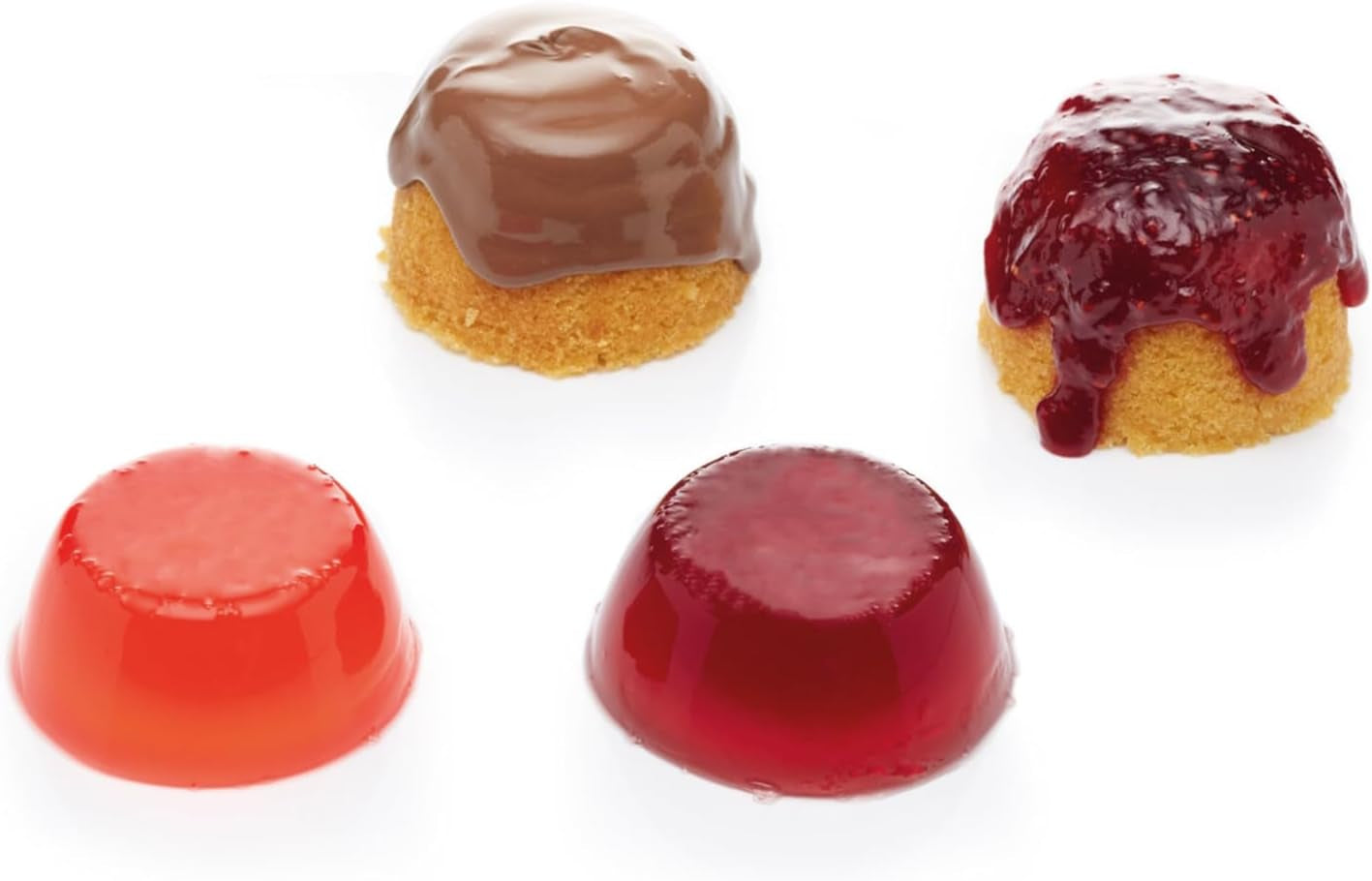 Kitchencraft Mini formičky na pudink Eloxovaný hliník 7,5 cm Sada 4 stříbrných pečicích forem a táců Naty Shop