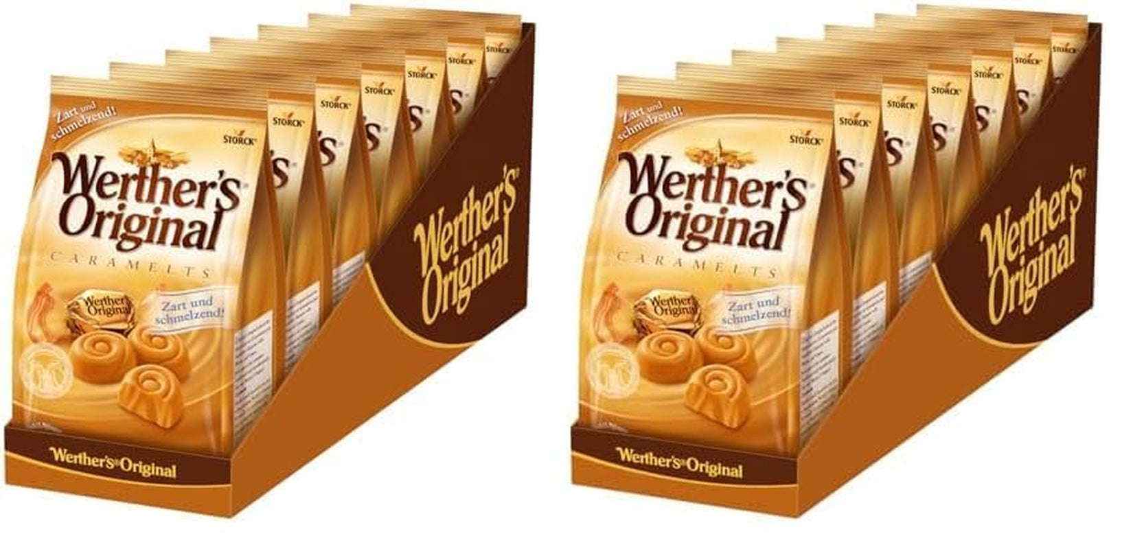Karamelky – 2 x 7 x 153 g (14 x 153 g) – karamelizované sladkosti, které se rozplývají v ústech