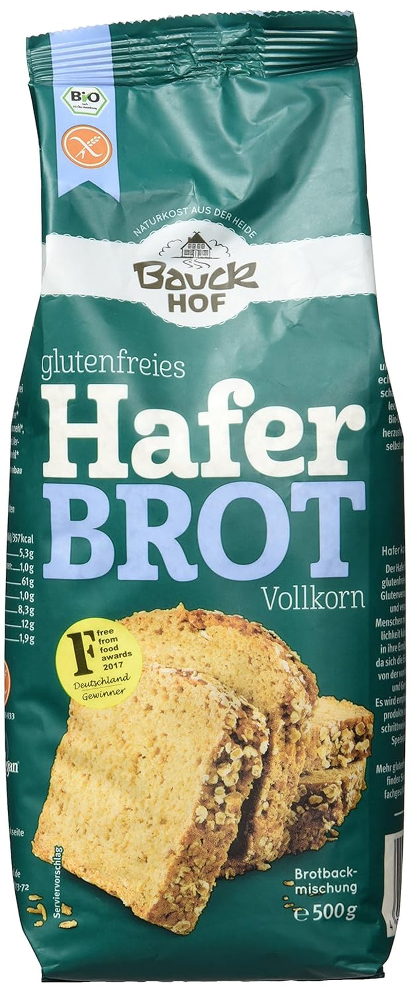 Bio Haferbrot Brotback Mischung, 500 G Naty Shop 500 G (1Er Pack)