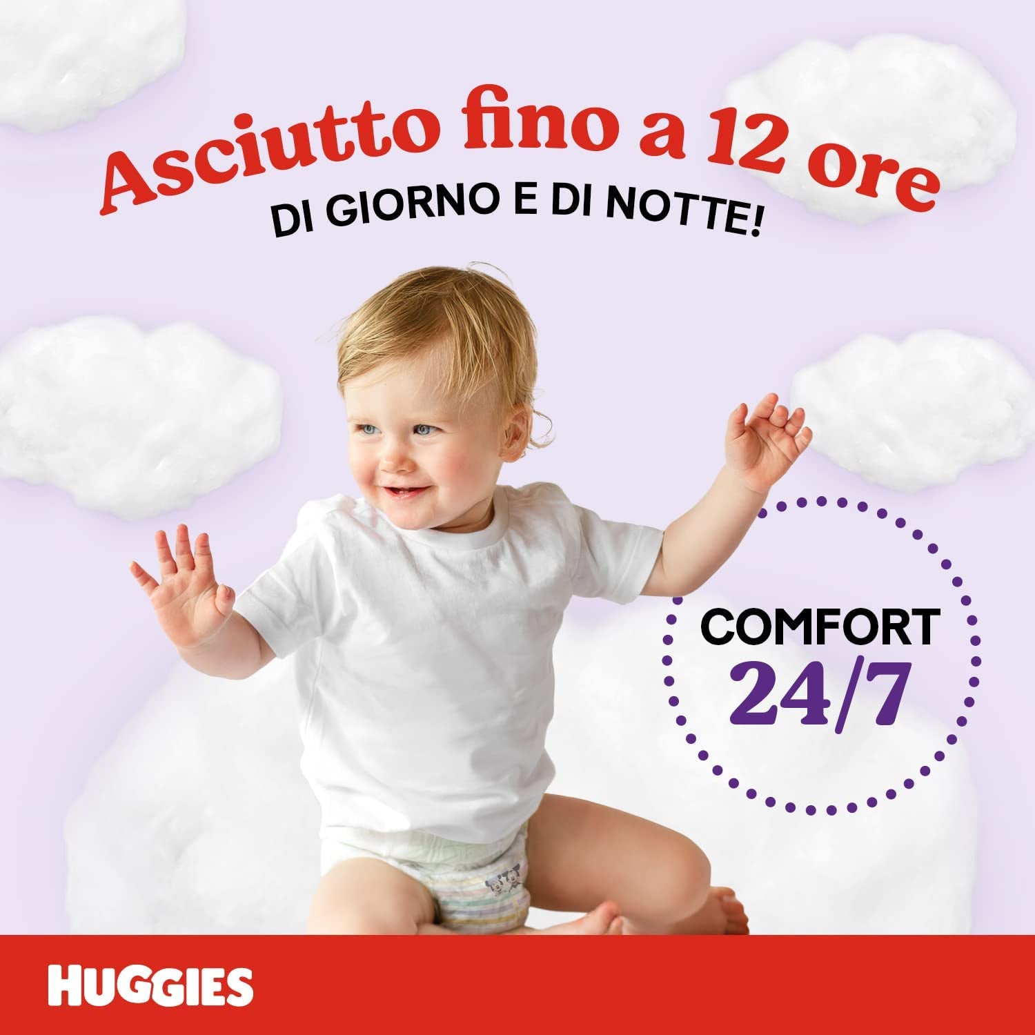 Plenky Huggies Ultra Comfort, velikost 5 (12-17kg), 56 Bal