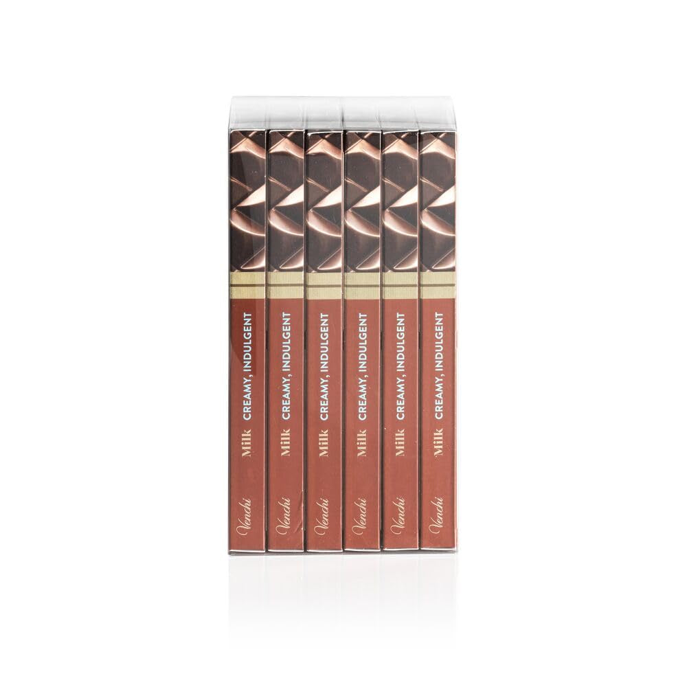 Venchi – Sada 6 různých tyčinek mléčné čokolády, 468 g – Bezlepkové – Tip na dárek