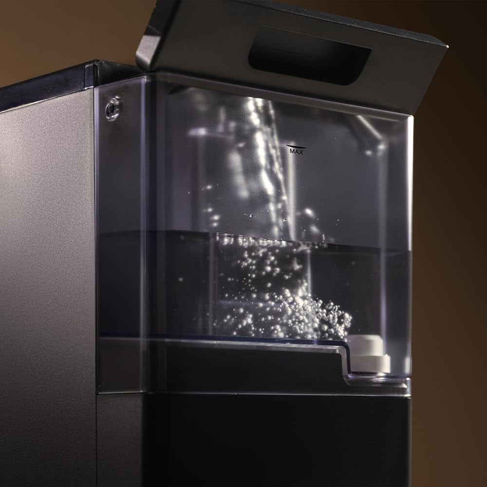 Espressor compact Cecotec Cremmaet Cube, 1350 W, sistem de presare 10 g, sistem de pre-infuzie, 19 bar, sistem thermoblock, 5 setări de măcinare, panou de control tactil