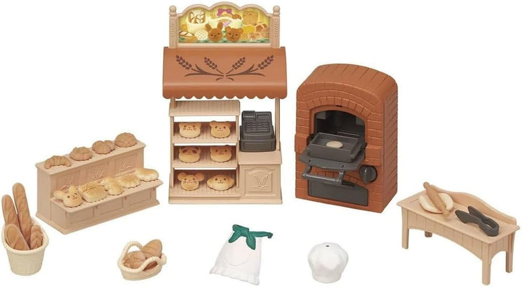 Sylvanian Families 5536 Set brutărie pentru casa de pornire - Casa de păpuși Playset Casute de papusi Naty Shop