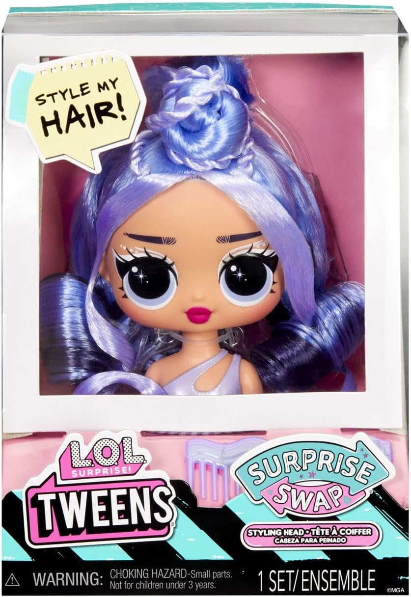 L.O.L. Překvapení! Tweens Surprise Swap Series - Styling-Köpfe mit tollen Haar-Accessoires und wunderschönem Haar - ideální pro Kinder ab 4 Jahren, Mehrfarbig