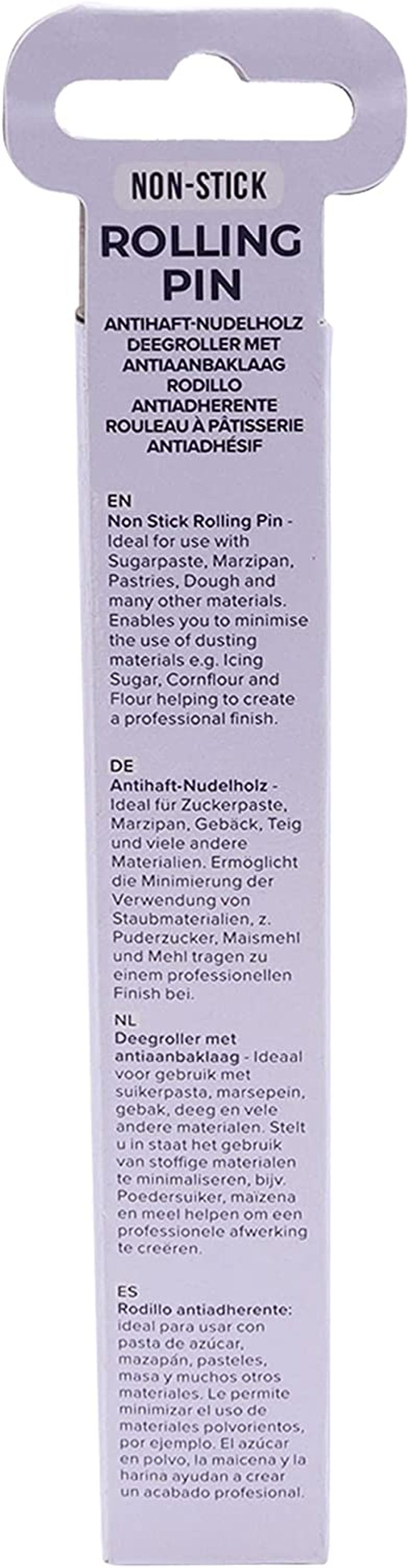 PP85 Antihaftbeschichteter Polyethylene-Ausrollstab 15 cm, Kunststoff, White, cm, 21,08 x 6,06 x 2,08 cm, 1 Einheiten