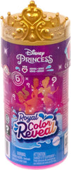 Disney Prinzessin-Spielzeug, Royal Color Reveal-Puppe s 6 Überraschungen zum Auspacken, Freundschaft-Serie s figurkou přátel, inspirací Disney-Filmen