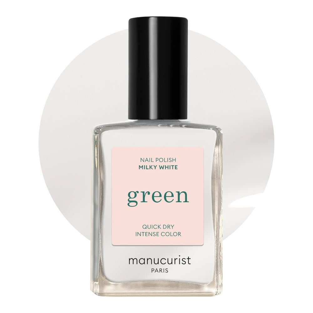 Manucurist Green - Rosy Beige Shell Beige Lak - Rychleschnoucí lak na nehty - DIY Nails - Vegan 12-Free - Rostlinná báze - Lak na nehty - Vyrobeno ve Francii