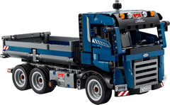 LEGO Technic Sklápěč s volantem a pohyblivým sklápěčem - modré stavební vozidlo - tip na dárek k narozeninám nebo k svátku - stavebnice pro chlapce a dívky od 9 let 42203 Stavebnice Besuche den LEGO-Store