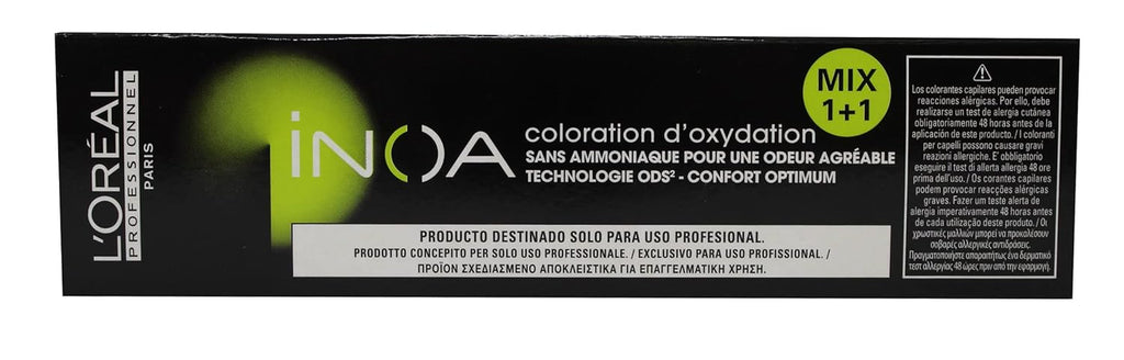 L'Oréal Professionnel INOA Colorație oxidativă fără amoniac 4 maro mediu, 1 pachet, (1x 60 ml)