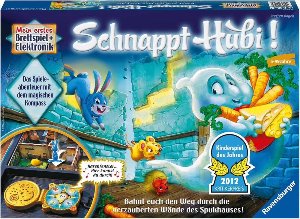 Ravensburger Catch Hubi, párty a rodinná hra pro děti i dospělé, Hra roku pro 2-4 hráče, vhodné od 5 let - dárky k narozeninám