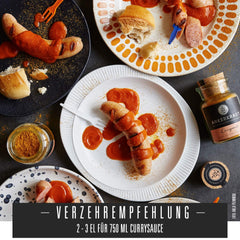 Ankerkraut Currywurst, 90g v korkovém skle, Gewürzmischung zum Anmischen selbstgemachter Currywurst-omáčka nebo topping