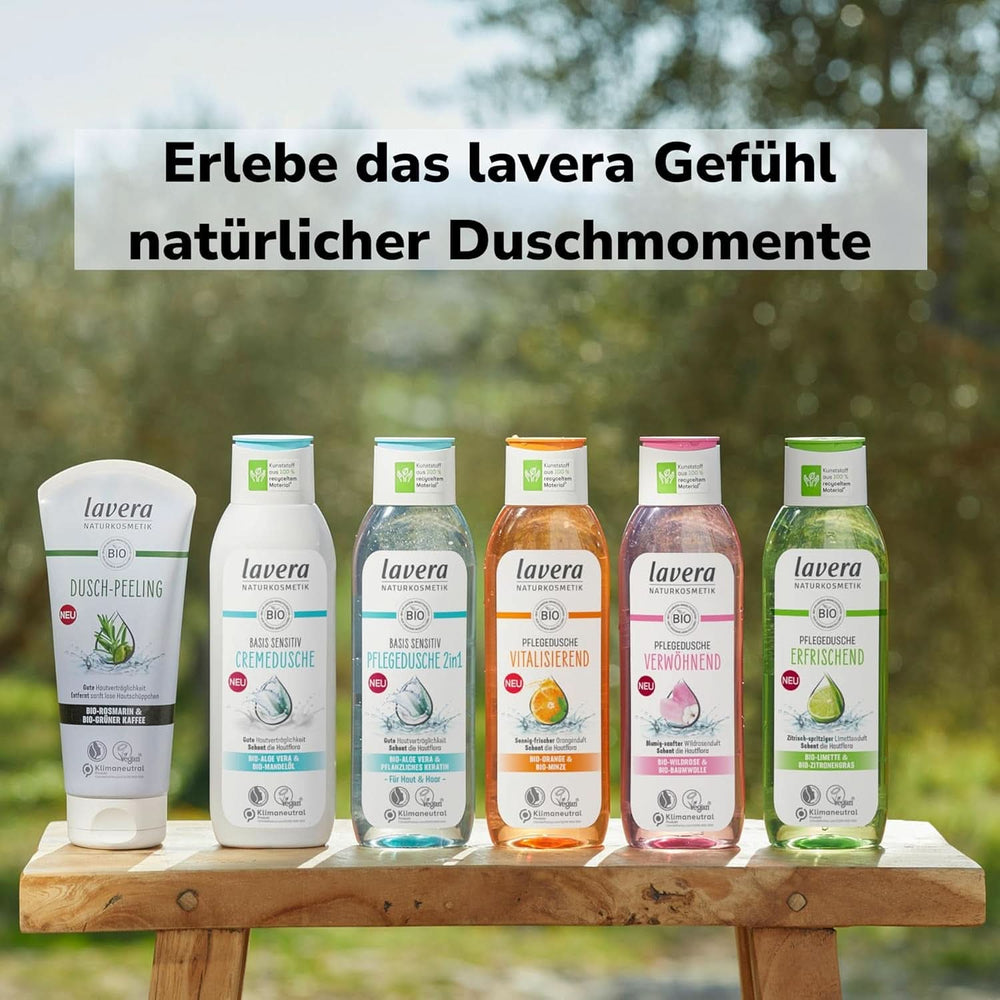 Lavera, Gel de duș răcoritor cu lămâie verde organică, 250 ml Duș și baie Naty Shop