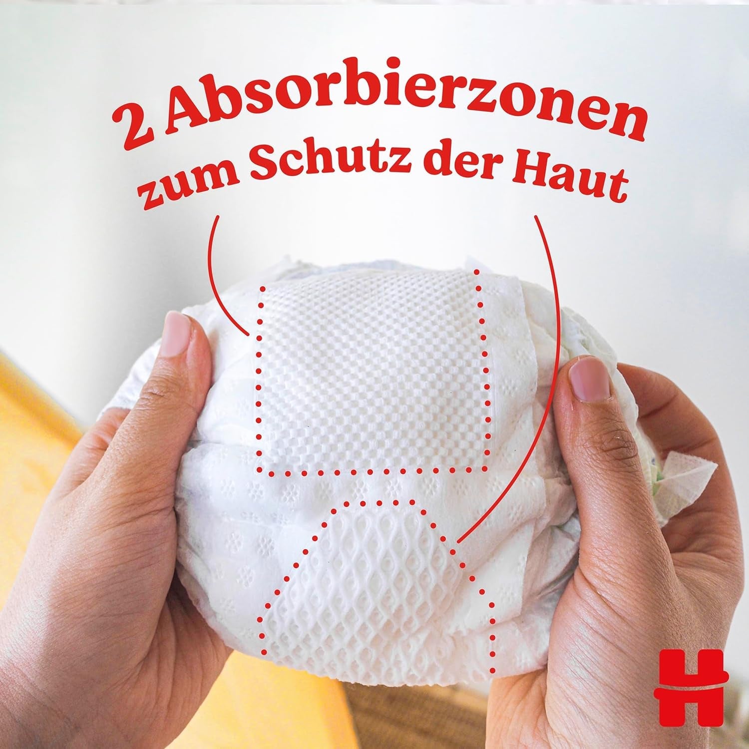 Scutece Huggies pentru nou-născuți, mărimea 1, 100 de scutece (2 x 50), cutie pentru jumătate de lună