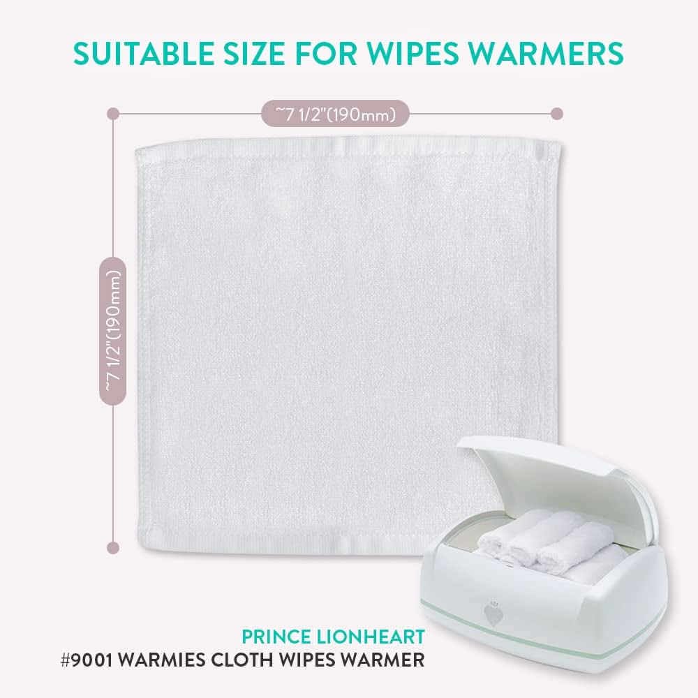 Prince Lionheart, 9400 opakovaně použitelných bambusových ubrousků Warmies, Wit Count Baby vlhčené ubrousky Naty Shop