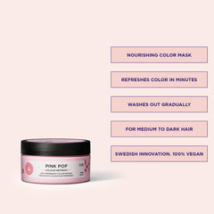 Maria Nila Color Refresh 300 ml - O bombă de culoare hrănitoare care conține pigmenți coloranți temporari ce reîmprospătează rapid culoarea părului. 100% Vegan. Fără sulfați și fără parabeni. Vopsea pentru par Naty Shop