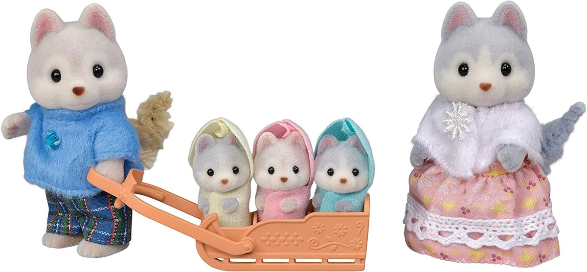 Sylvanian Families L5636 Familia Husky Papusi Naty Shop Titlu implicit