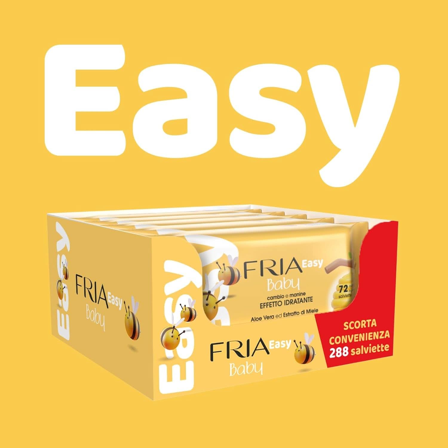 Easy Baby Windelwechseltücher, Mit Aloe Vera Und Honigextrakt Mit Hautbefeuchtender Wirkung, Dermatologisch Getestet, Packung Mit 288 Tüchern Naty Shop