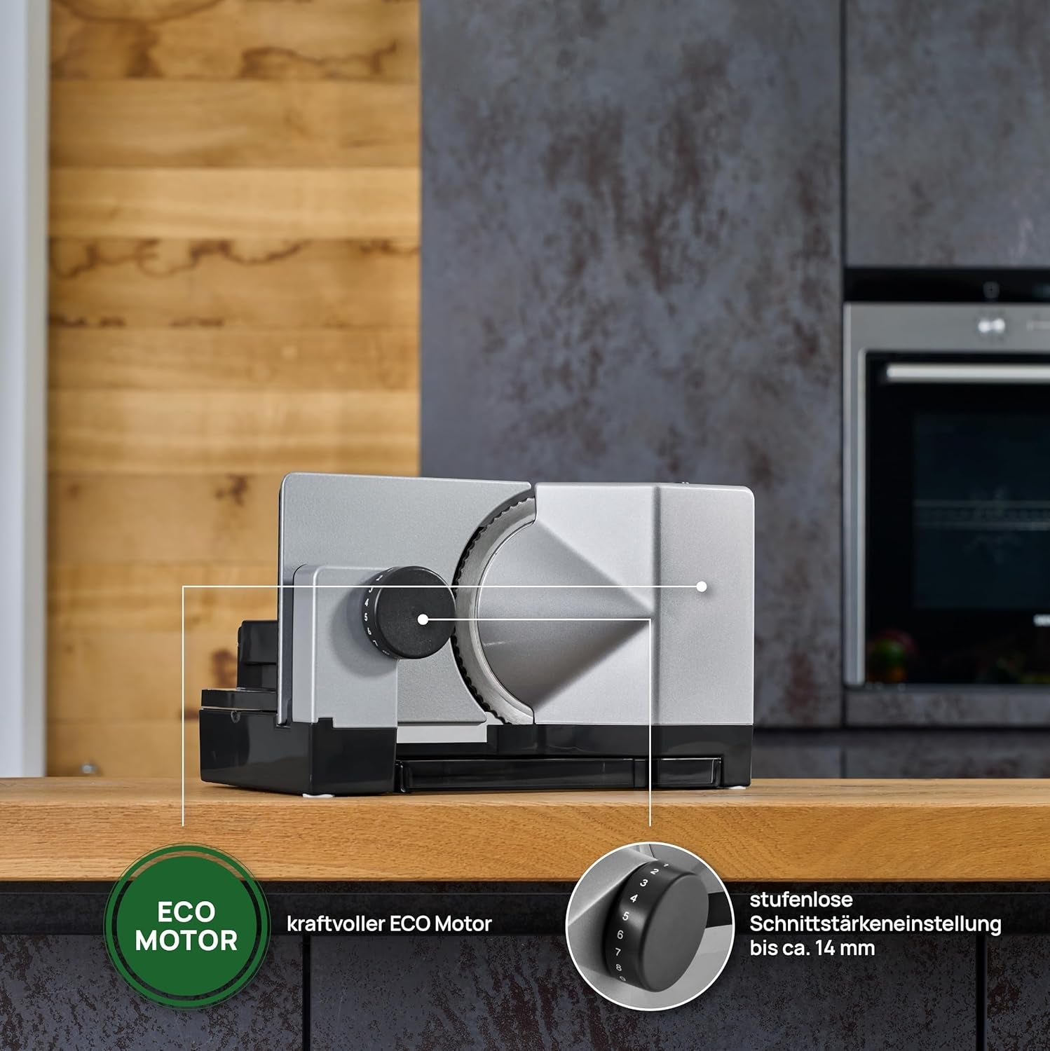 Elektrický multifunkční kráječ Ritter E 18 pro leváky Made in Germany Drtiče a kráječe Naty Shop