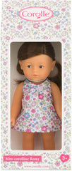 Corolle 9000240020 - Romy brunett Les Trends Mini Corolline 20 cm, Francouzská panenka s šarmem a vůní vanilky, 20 cm
