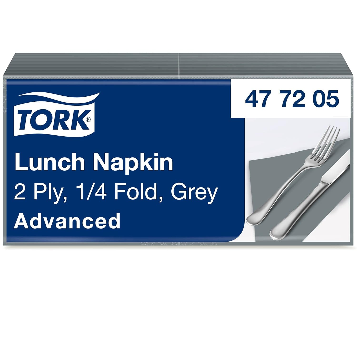 Tork 477840 Șervețele de prânz Lime / Șervețele din 2 straturi pentru mâncăruri mici sau gustări / Calitate avansată / 10 X 200 (2000) șervețele de hârtie / 32.6 X 33 Cm (L X l) / 1/4 pliere
