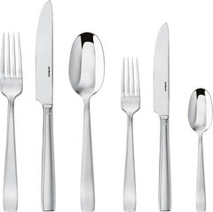 Sambonet 62512-83 Set de tacâmuri monobloc plat, 36 piese, oțel inoxidabil 18/10, se spală în mașina de spălat vase Bucatarie Naty Shop