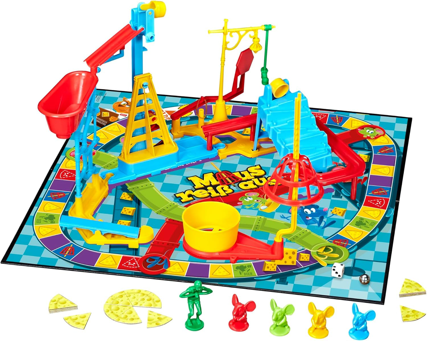 Mouse Run Away, rodinná hra pro 2 až 4 hráče, klasická desková hra pro více hráčů s jednoduchým nastavením pro děti od 6 let, rodinná stolní hra