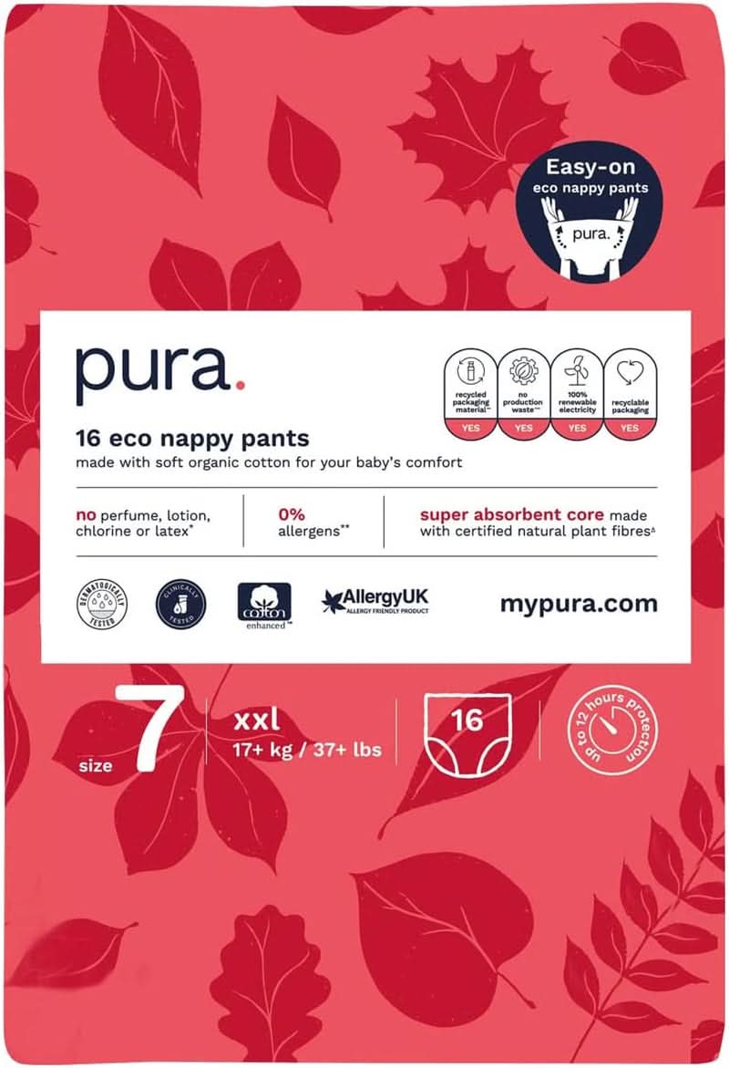 Scutece tip pantalonasi, cutie lunara, usor de imbracat, scutece de antrenament, cu certificat Ecolabel UE, fara parfum Mama si Copilul Naty Shop