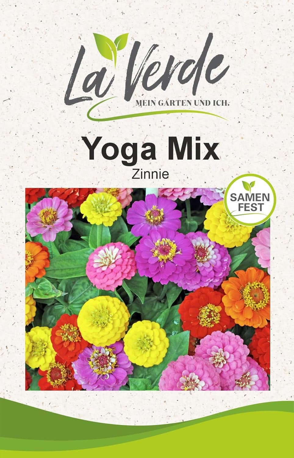 La Verde MOJE ZAHRADA A JÁ. Tagetes Bonita Mix květinová semínka na cca. 100 rostlin, dlouho kvetoucí měsíčky, dvojité květy, semena bez GMO