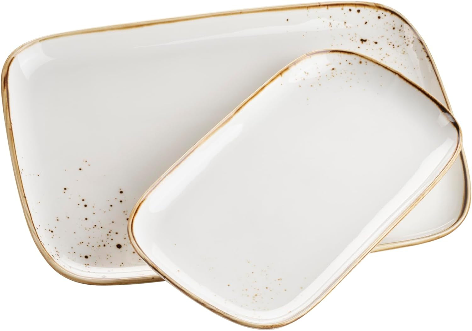 MÄSER Seria Pintar, Set de veselă de înaltă calitate pentru 4 persoane, serviciu combinat din 16 piese Seturi vesela masa Naty Shop Maro Set farfurii