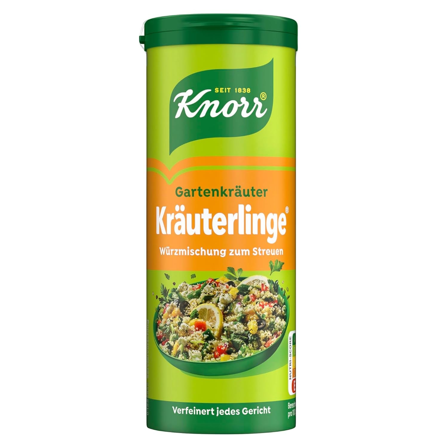Knorr Kräuterlinge Italienische Kräuter Würzmischung zum Streuen für Pasta, Gemüse nebo einen Salat 60 g