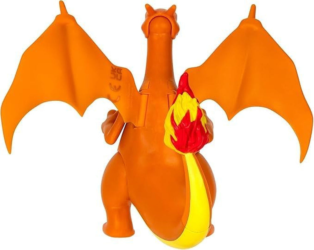Pokémon PKW0368 – figurka s hranou bitvou – oficiální pohyblivá figurka Glurak 11,5 cm akční figurky Naty Shop