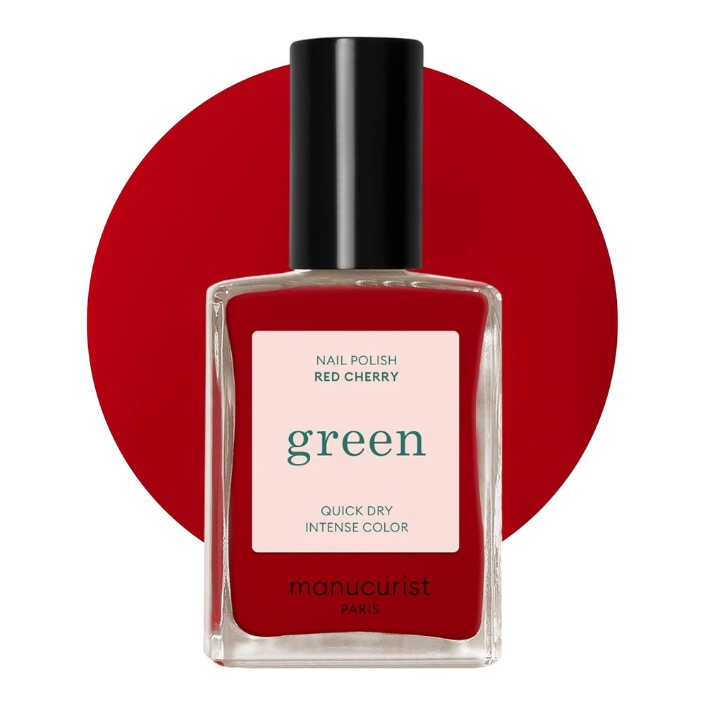 Manucurist Green - Rosy Beige Shell Beige Lak - Rychleschnoucí lak na nehty - DIY Nails - Vegan 12-Free - Rostlinná báze - Lak na nehty - Vyrobeno ve Francii