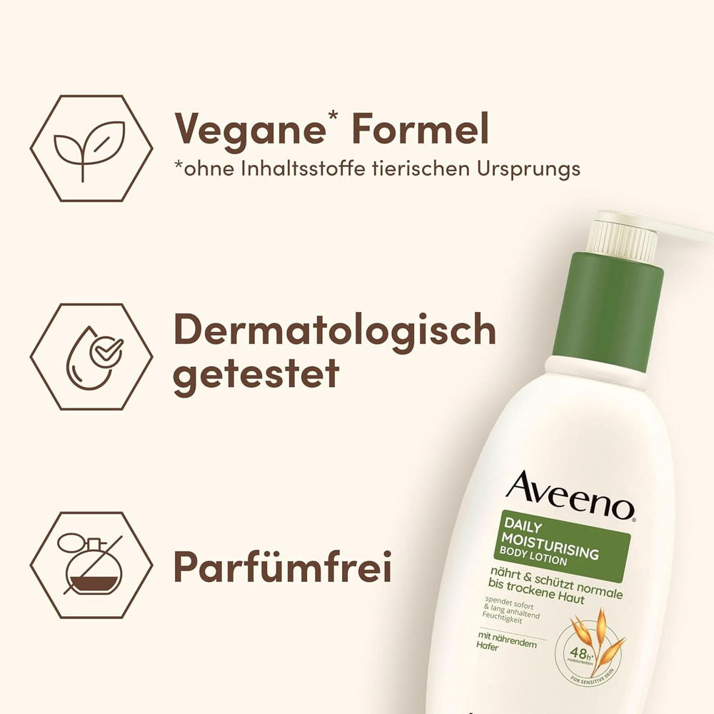 Aveeno Daily Moisturising Body Lotion, 300 ml Cosmetice si Infrumusetare Naty Shop